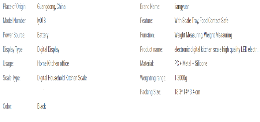 LED scale with timer