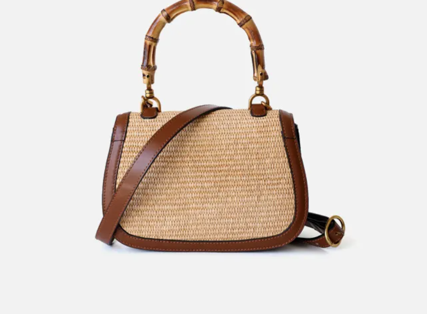 Luxury bamboo bag